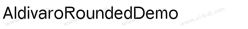 AldivaroRoundedDemo 字体转换 AldivaroRoundedDemo 字体转换